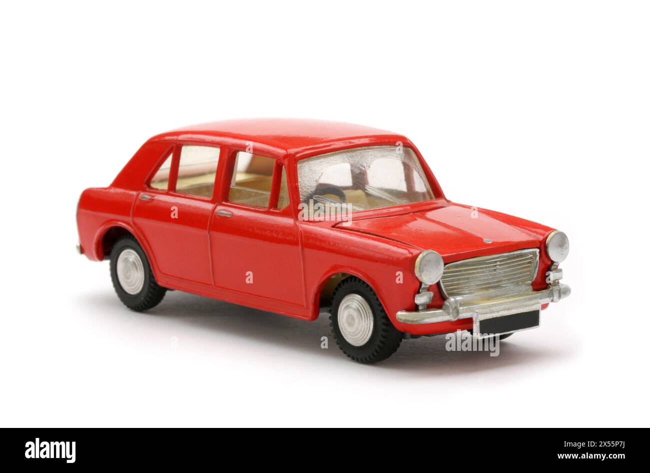 Traing Morris 1100 sixties scale model toy car Stock Photo