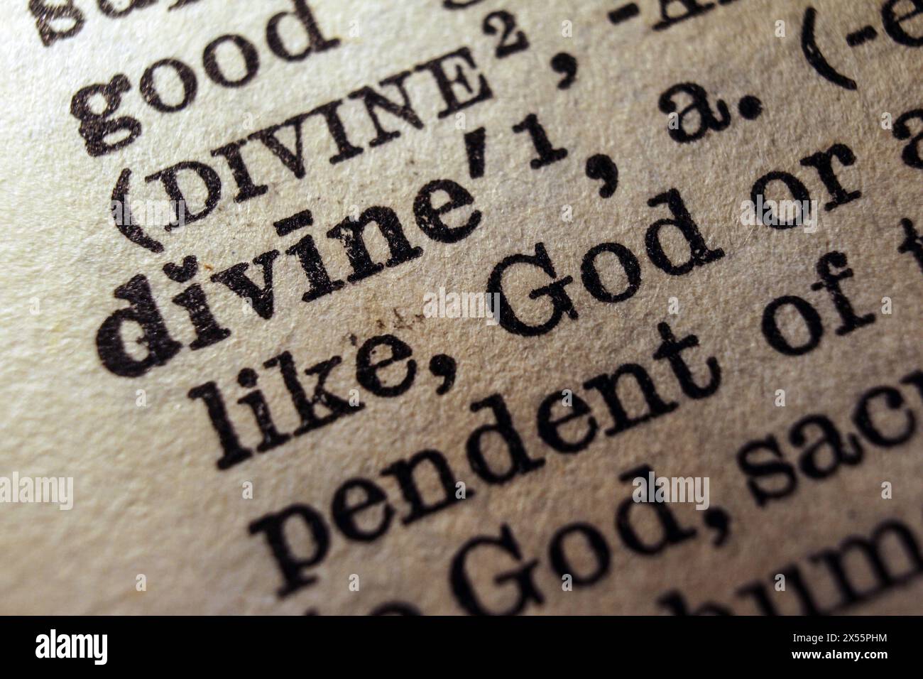 Divine word hi-res stock photography and images - Alamy