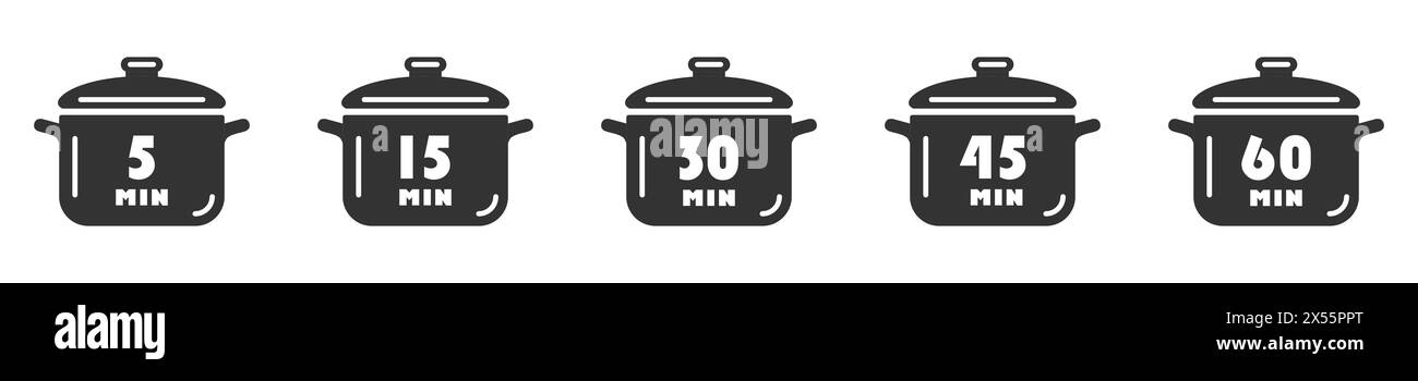 Cooking time icon. Vector illustration Stock Vector Image & Art - Alamy