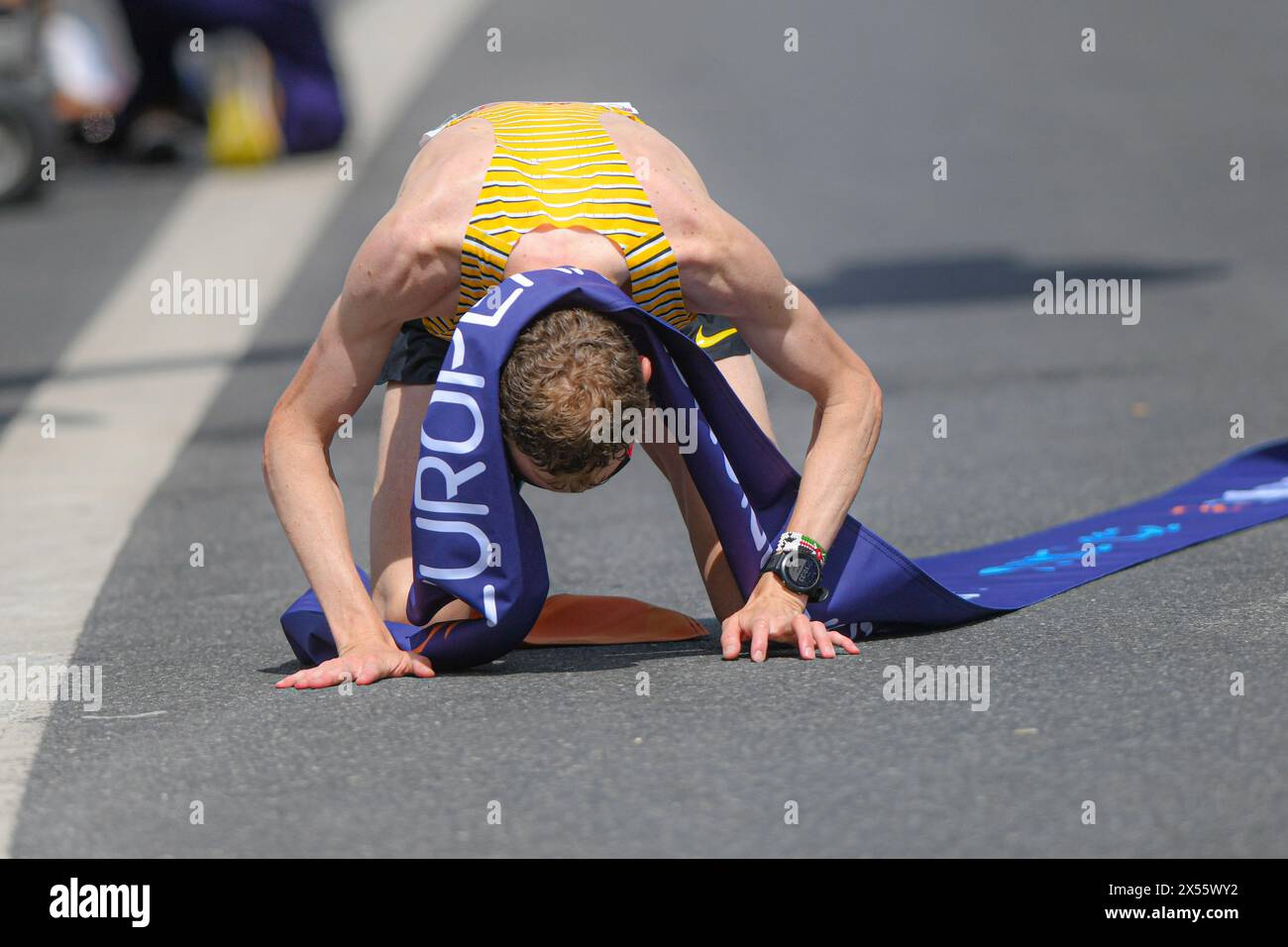 Richard Ringer (Germany). Marathon Gold Medal. European Championships Munich 2022 Stock Photo