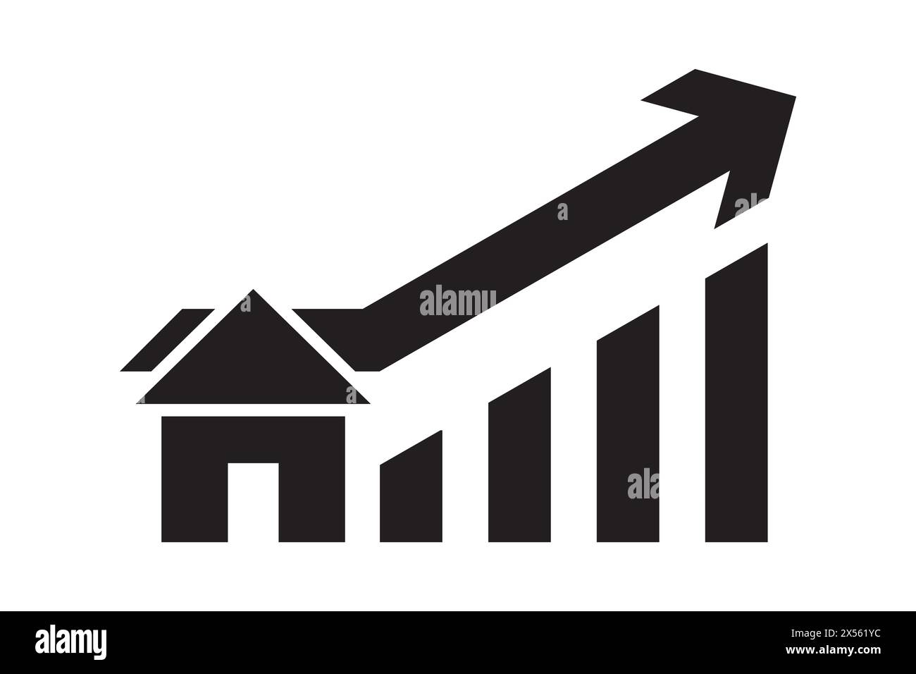 Graph house Stock Vector Images - Alamy