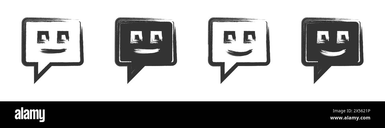 Hand drawn chatbot icon. Vector illustration Stock Vector Image & Art ...