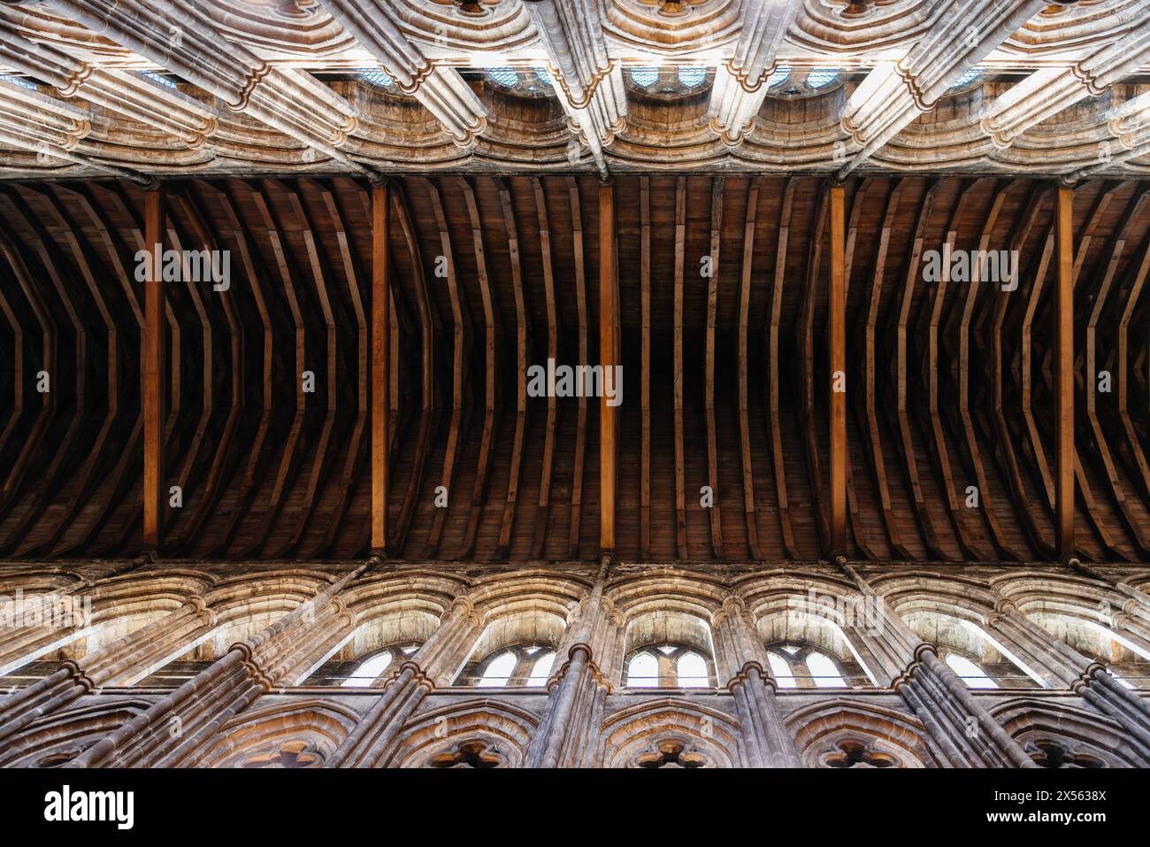 Glasgow, UK - December 6, 2023: Interior View of Glasgow Cathedral. Scotland, UK. Vaults Stock Photo