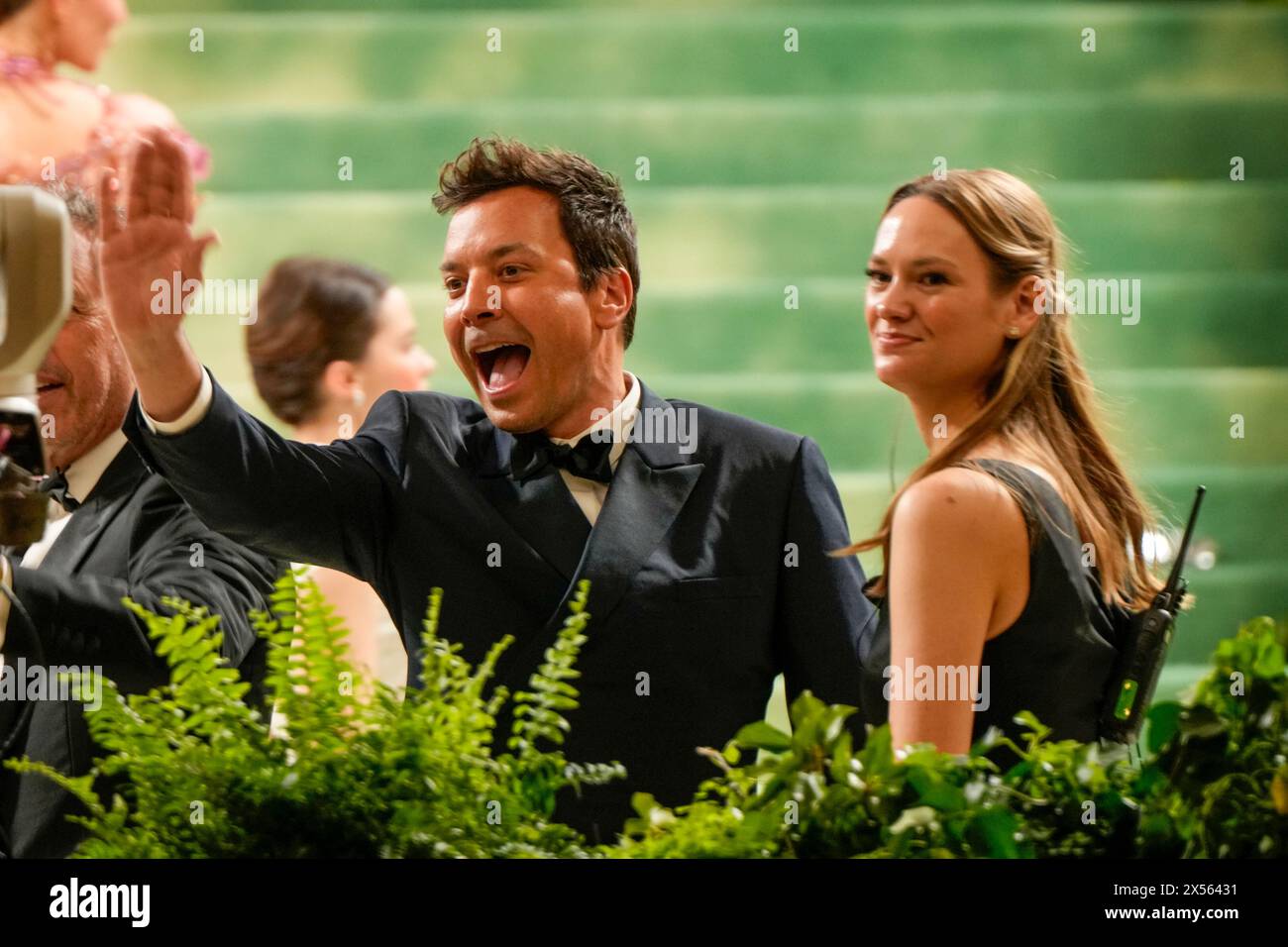 New York, United States. 06th May, 2024. 5/6/24, New York, New York, United States Jimmy Fallon on the red carpet during The 2024 Met Gala, Sleeping Beauties: Reawakening Fashion, held at the Metropolitan Museum of Art in New York City, New York, USA, Monday May 6, 2024. Credit: Jennifer Graylock/Alamy Live News Stock Photo