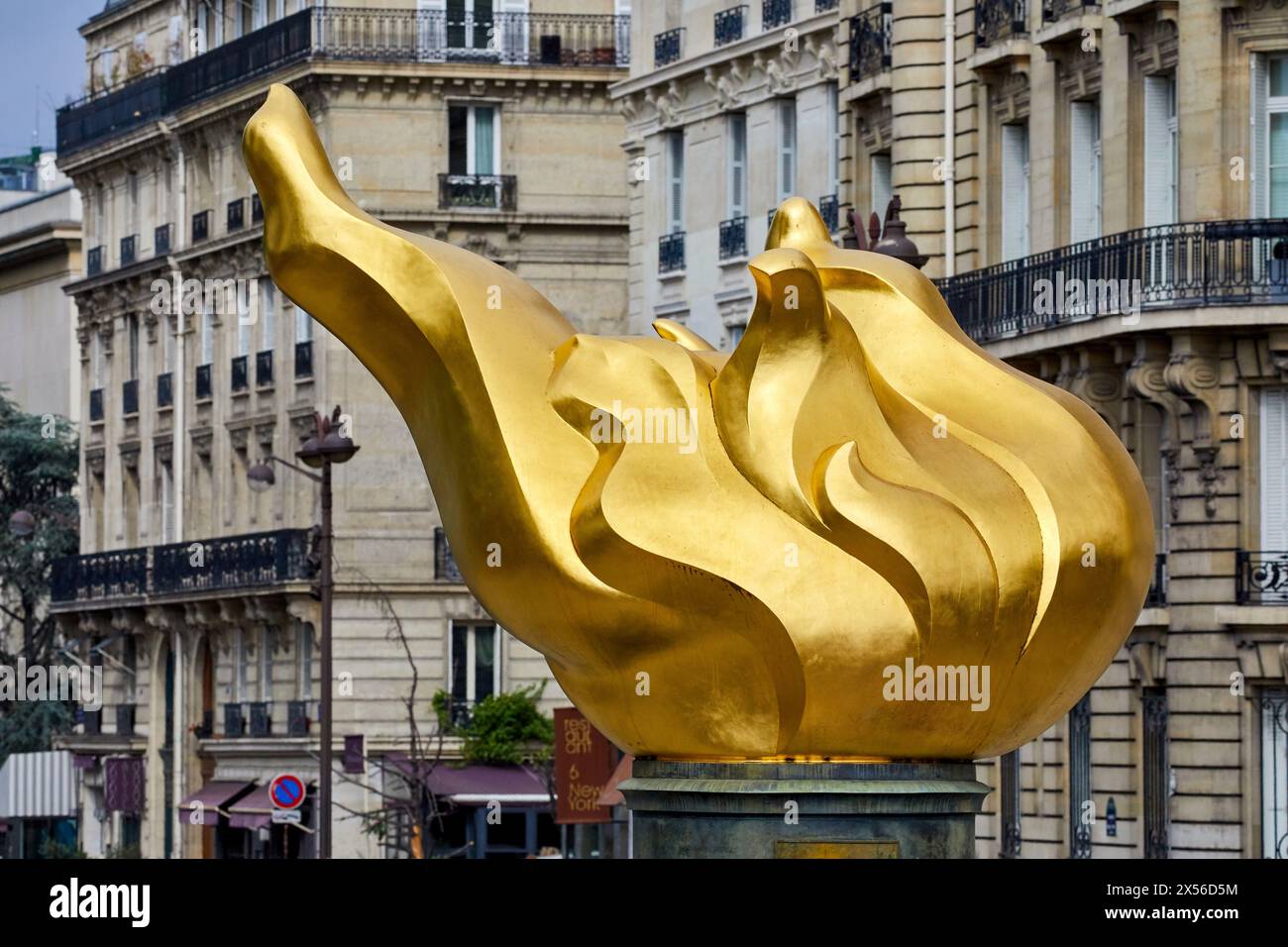 Flamme de la Liberte, Place de l'Alma, Paris, France Stock Photo