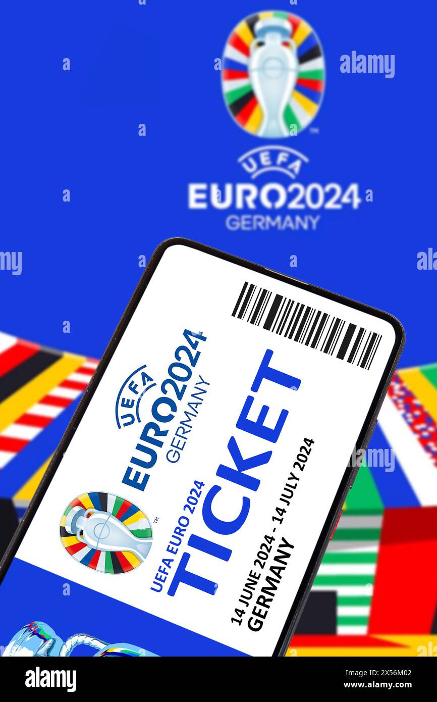 Germany May 1, 2025 Ticket For UEFA Euro 2025 Germany European