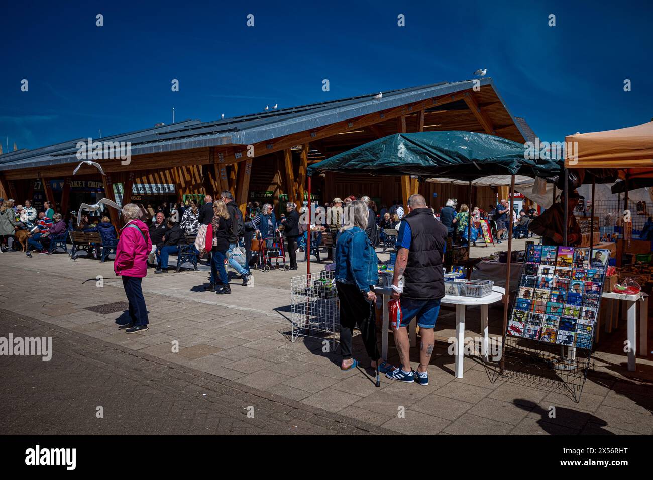 Great Yarmouth Market Place Redevelopment - Opened in 2023 the Great Yarmouth Market Place houses Great Yarmouth’s 6-day covered market. Stock Photo