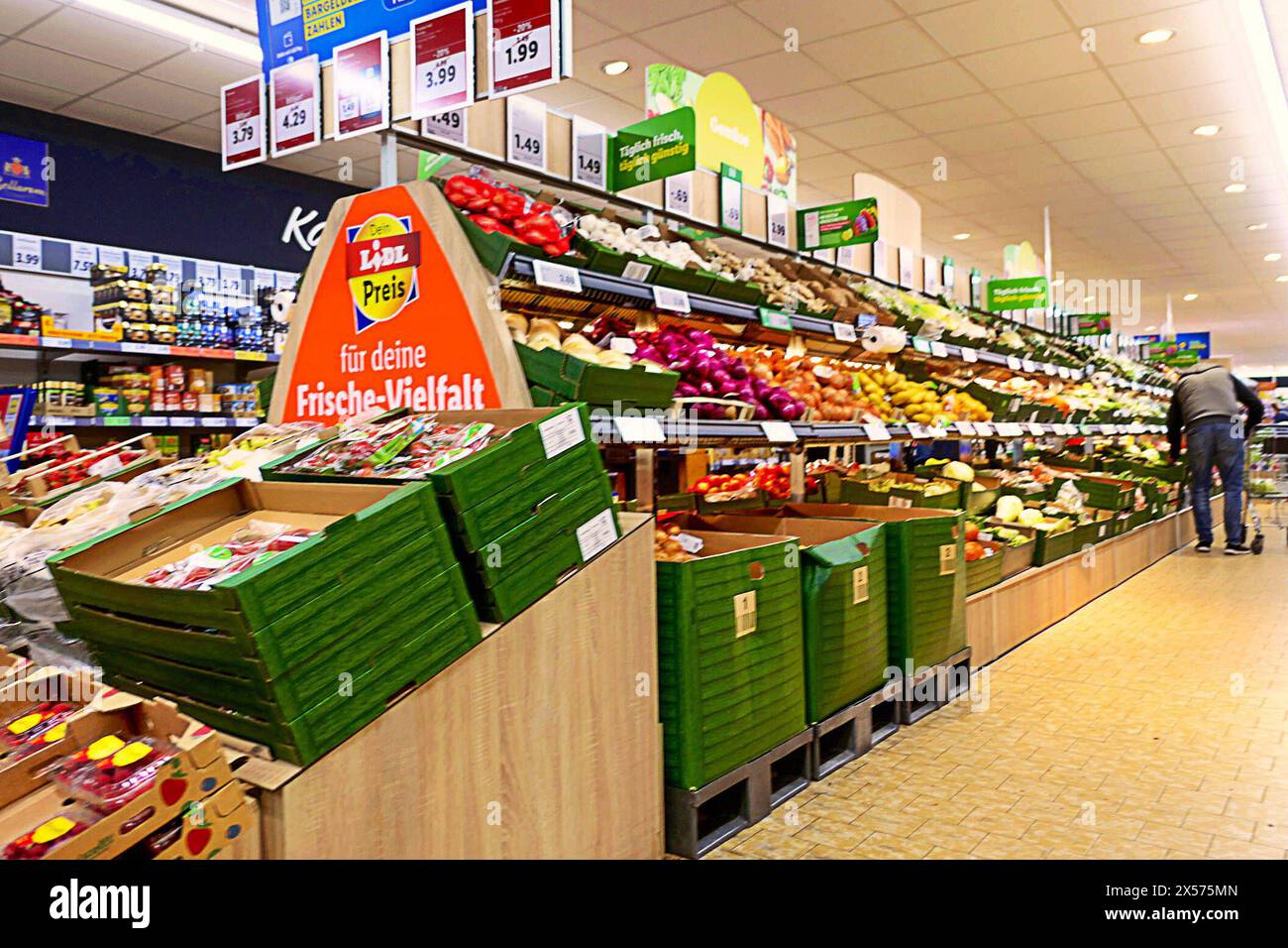 Im Lidl Supermarkt gesehen am 07.05.2024 in Hannover *** Seen in Lidl supermarket on 07 05