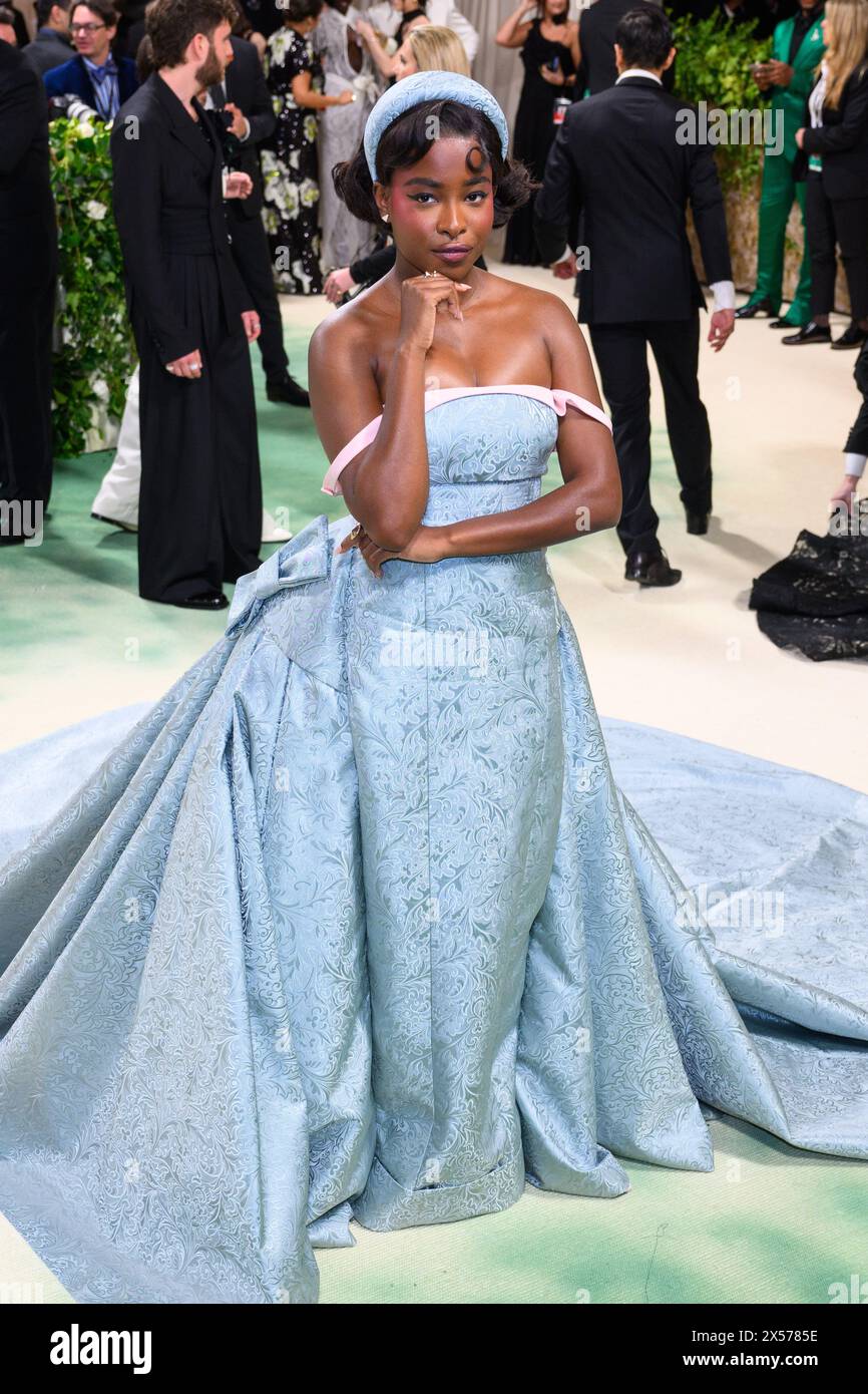 New York, USA. 6 May 2024. Amanda Gorman attending the Metropolitan ...