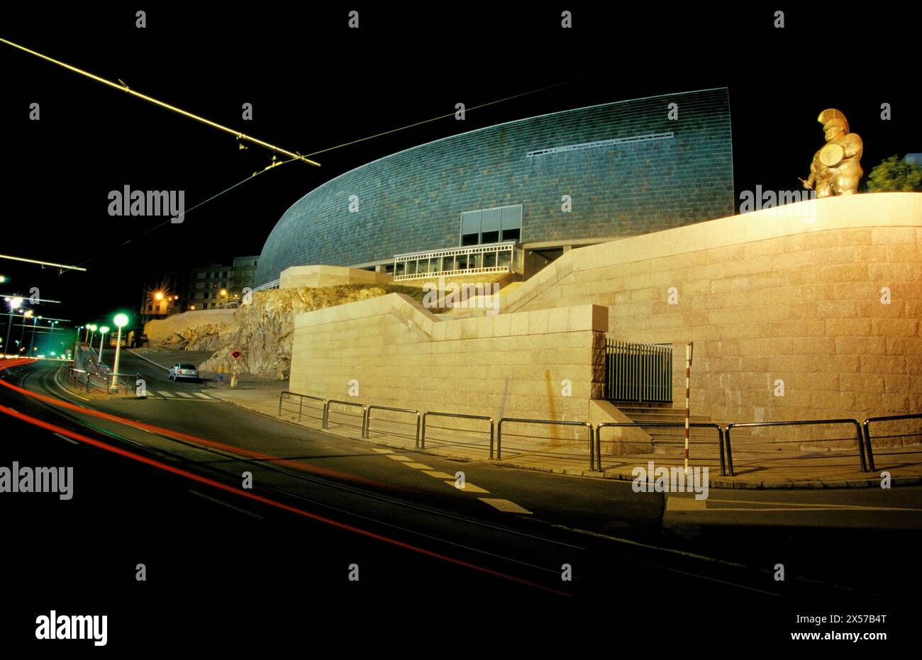 Domus (House of Mankind), by Arata Isozaki. La Coruña. Galicia. Spain Stock Photo