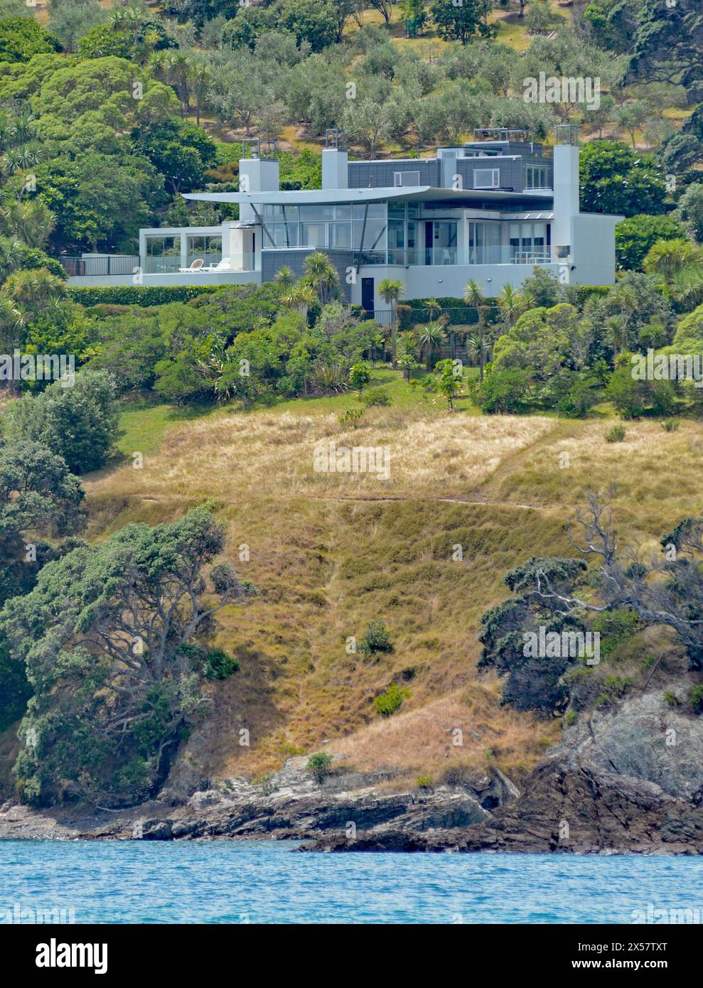Houses and Mansions of Waiheke Island Stock Photo Alamy