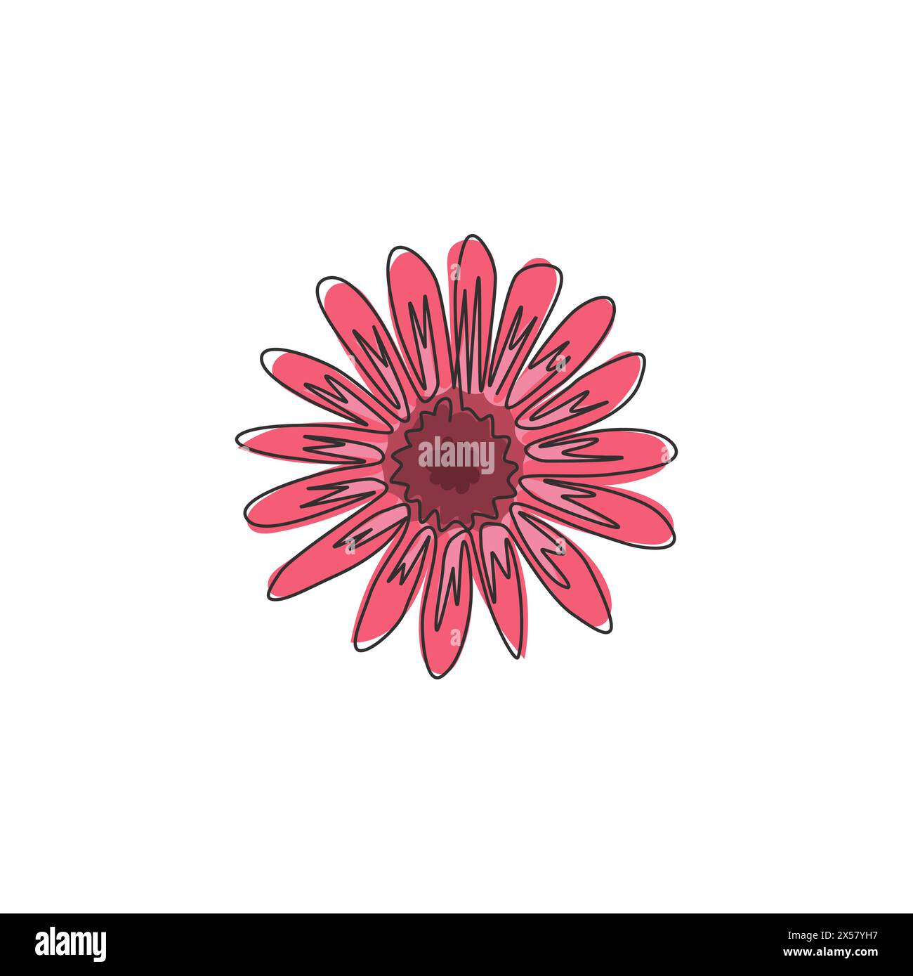 Top view fabric flower Stock Vector Images - Alamy