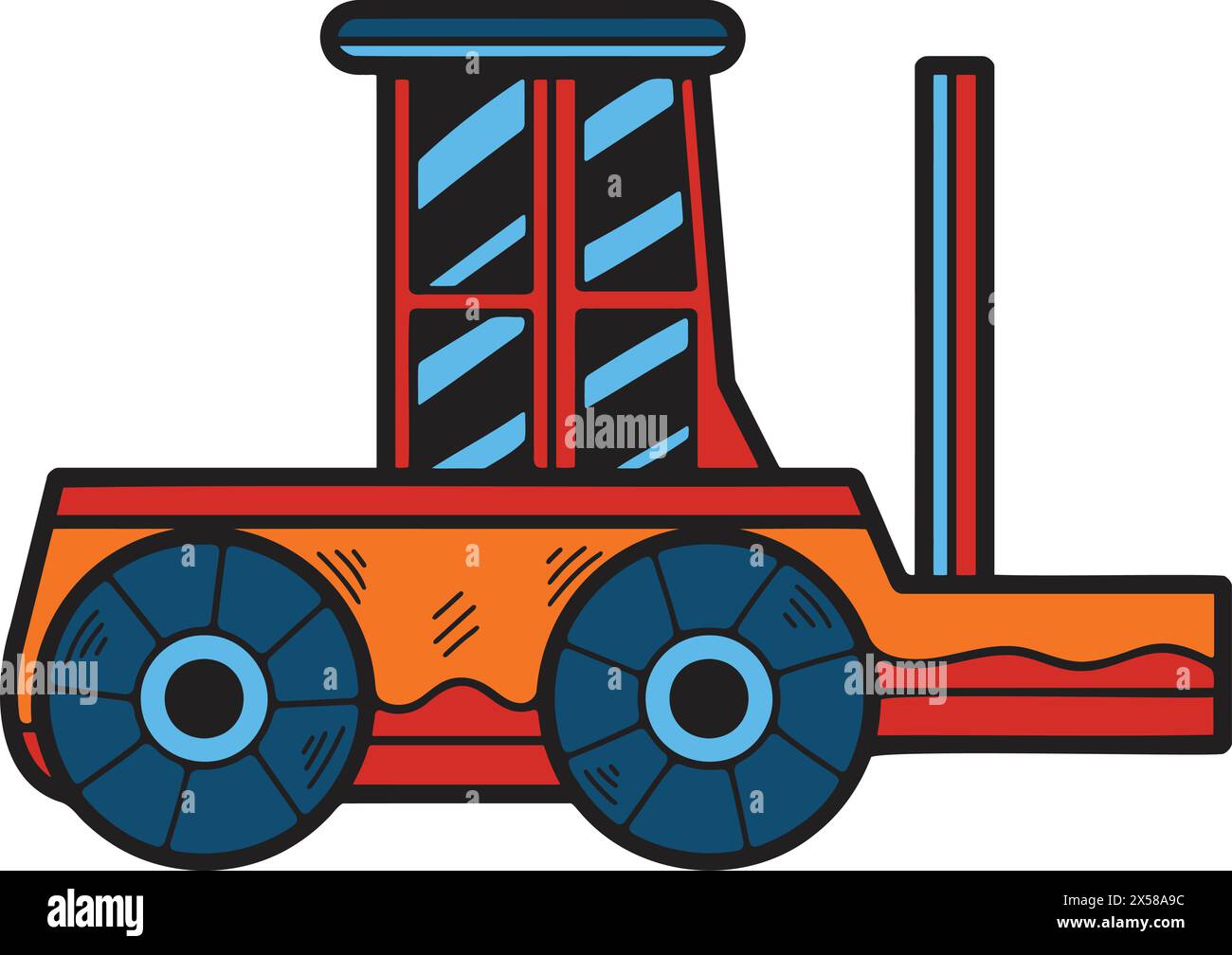 A Black And White Drawing Of A Tractor The Tractor Is Drawn In A a-black-and-white-drawing-of-a-tractor-the-tractor-is-drawn-in-a