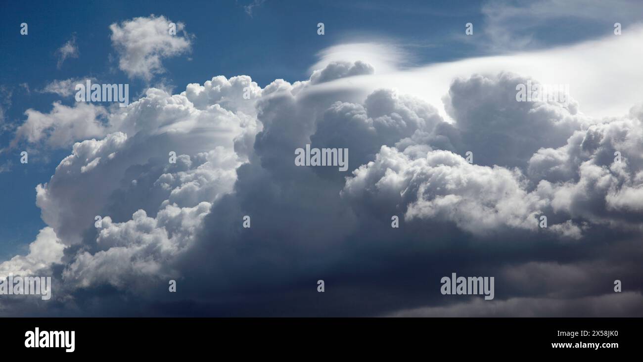 Thunderstorm clouds. Stock Photo