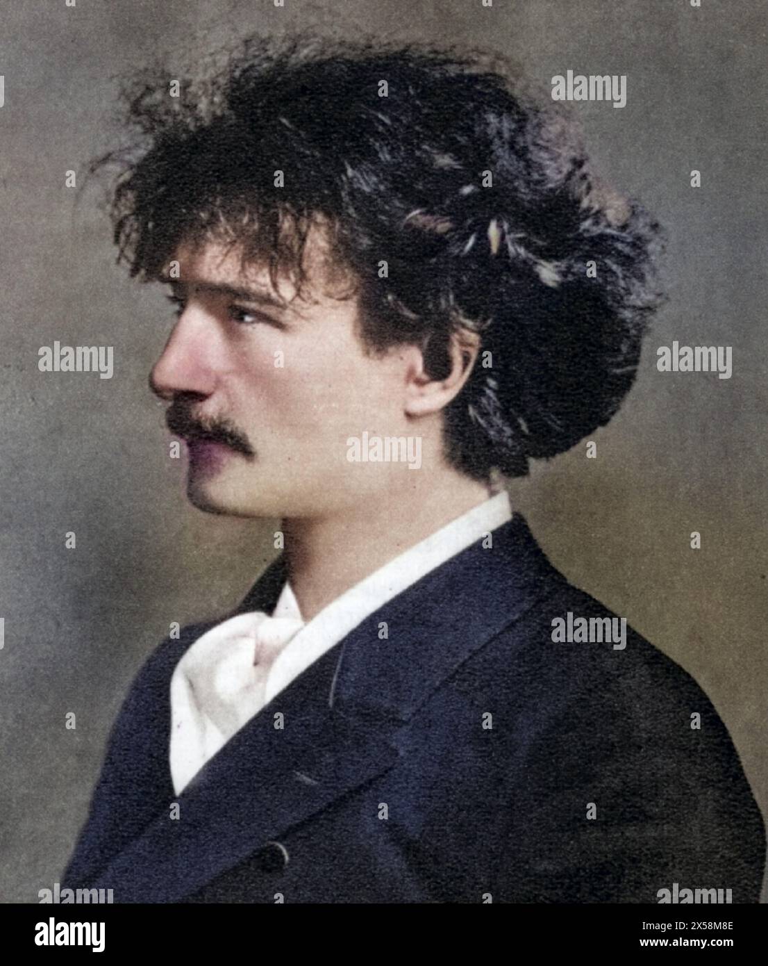 Paderewski, Ignacy Jan, 18.11.1860 - 29.6.1941, Polish pianist, composer, portrait, ADDITIONAL-RIGHTS-CLEARANCE-INFO-NOT-AVAILABLE Stock Photo