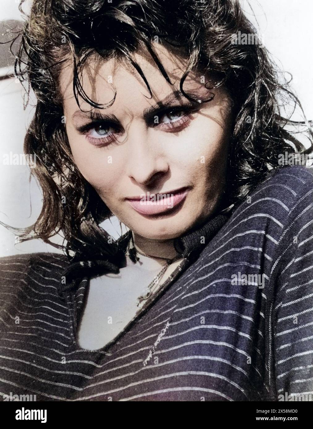 Loren, Sophia, * 20.9.1934, Italian actress, portrait, 1950s