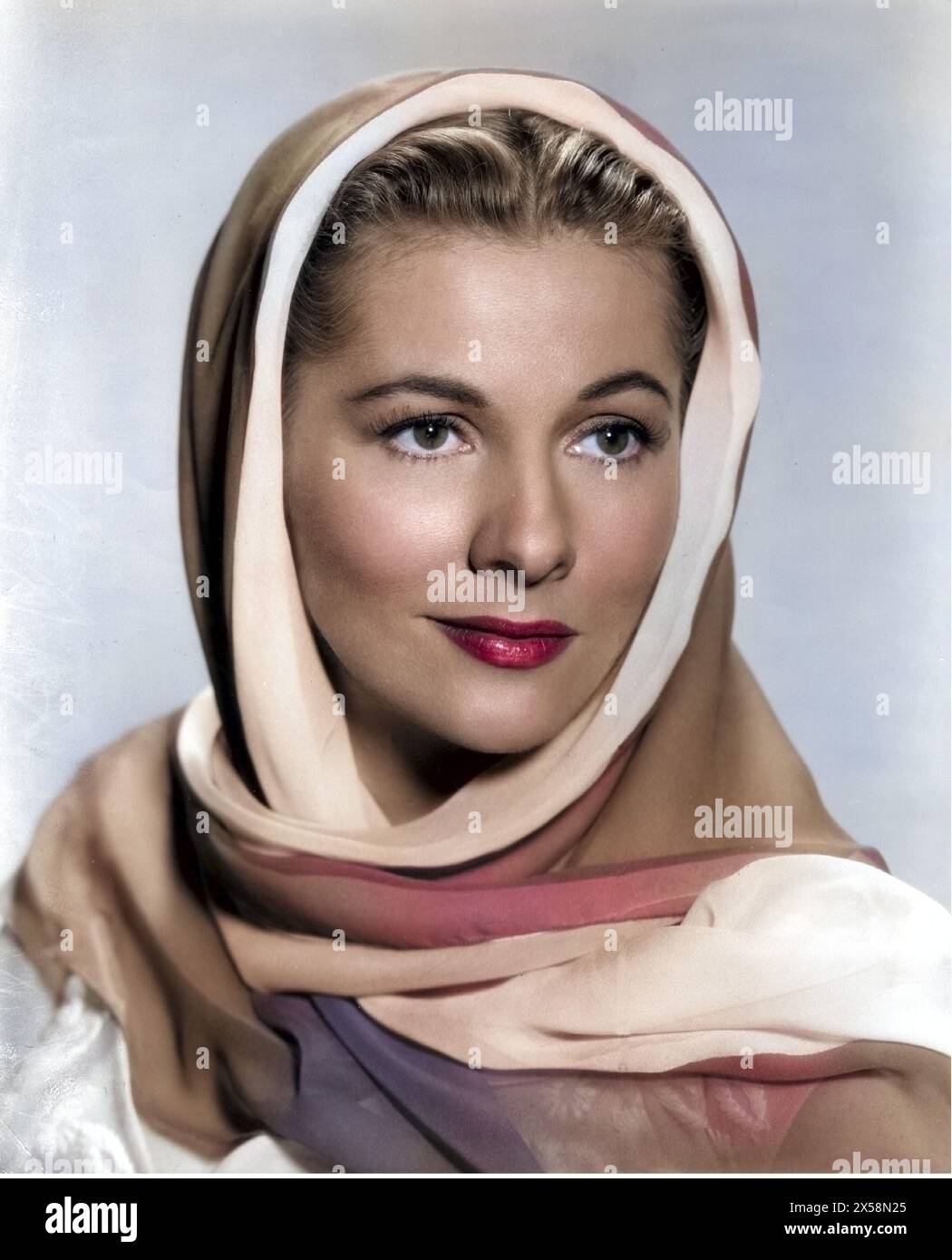 Fontaine, Joan, 22.10.1917 - 15.12.2013, American actress, portrait, 1950s, ADDITIONAL-RIGHTS-CLEARANCE-INFO-NOT-AVAILABLE Stock Photo