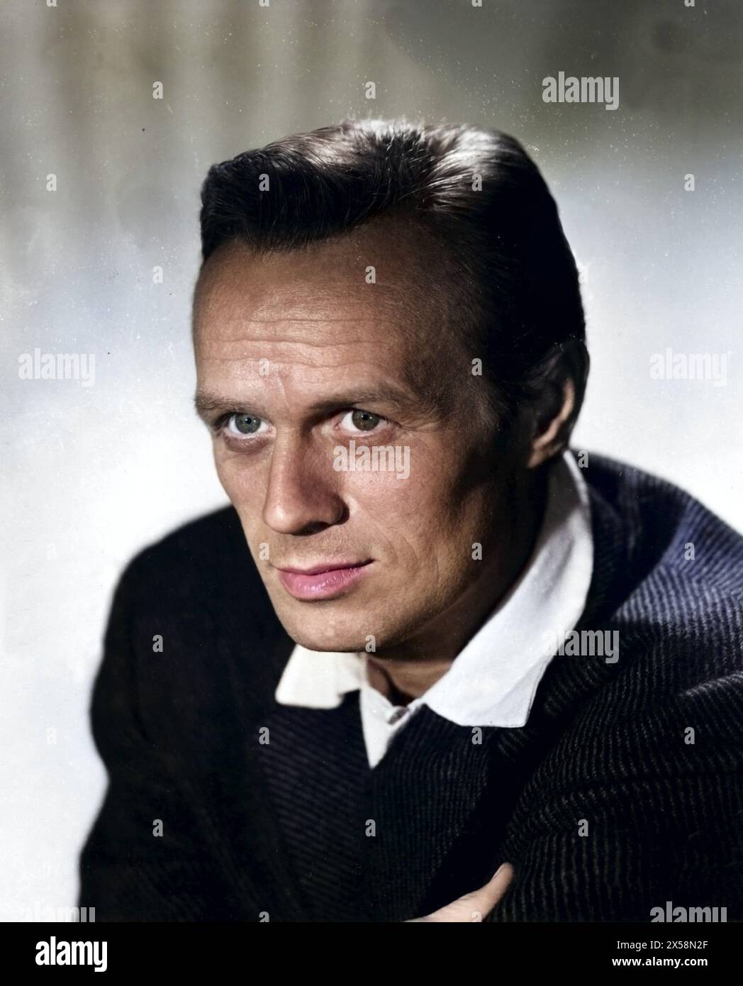 Widmark, Richard, 26.12.1926 - 24.3.2008, American actor, portrait, 1956, ADDITIONAL-RIGHTS-CLEARANCE-INFO-NOT-AVAILABLE Stock Photo