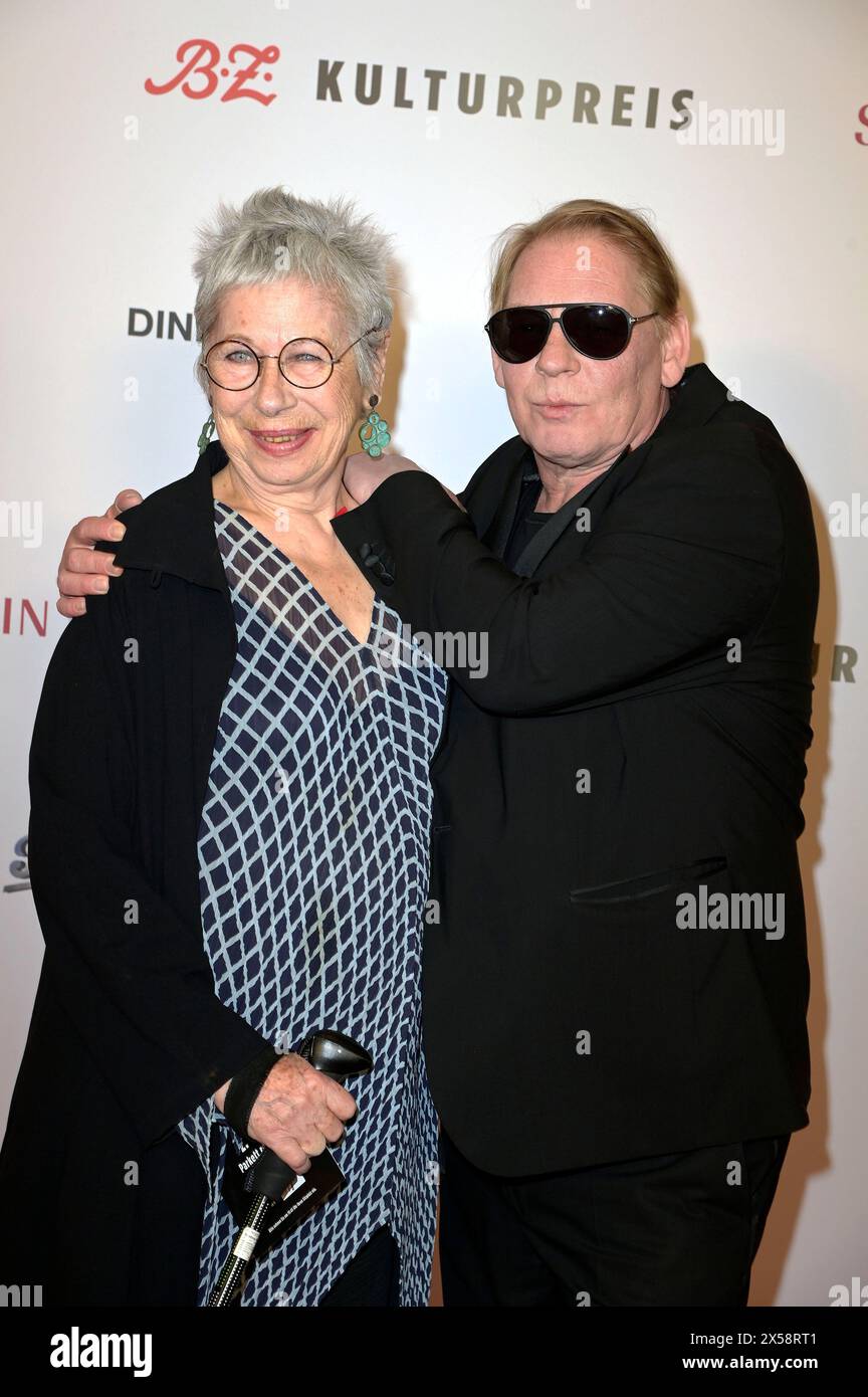 Monika Hansen und Ben Becker bei der Verleihung des 30. B.Z. Kulturpreises 2024 im Theater am Potsdamer Platz. Berlin, 07.05.2024 Stock Photo