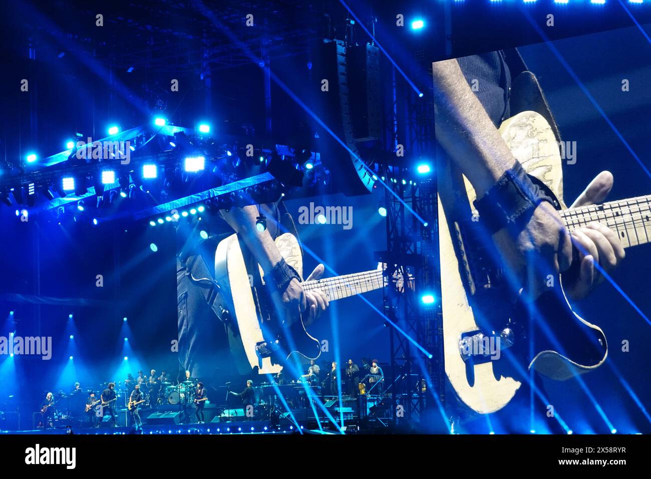 "Bruce Springsteen & the E Street Band", "Cardiff Wales", "The Boss at