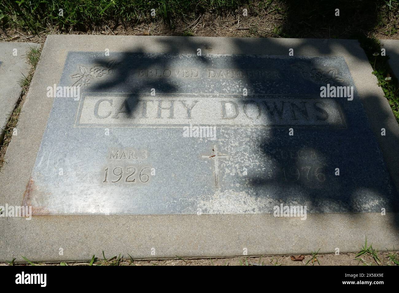 Santa Monica, California, USA 6th May 2024 Actress Cathy Downs Grave at ...