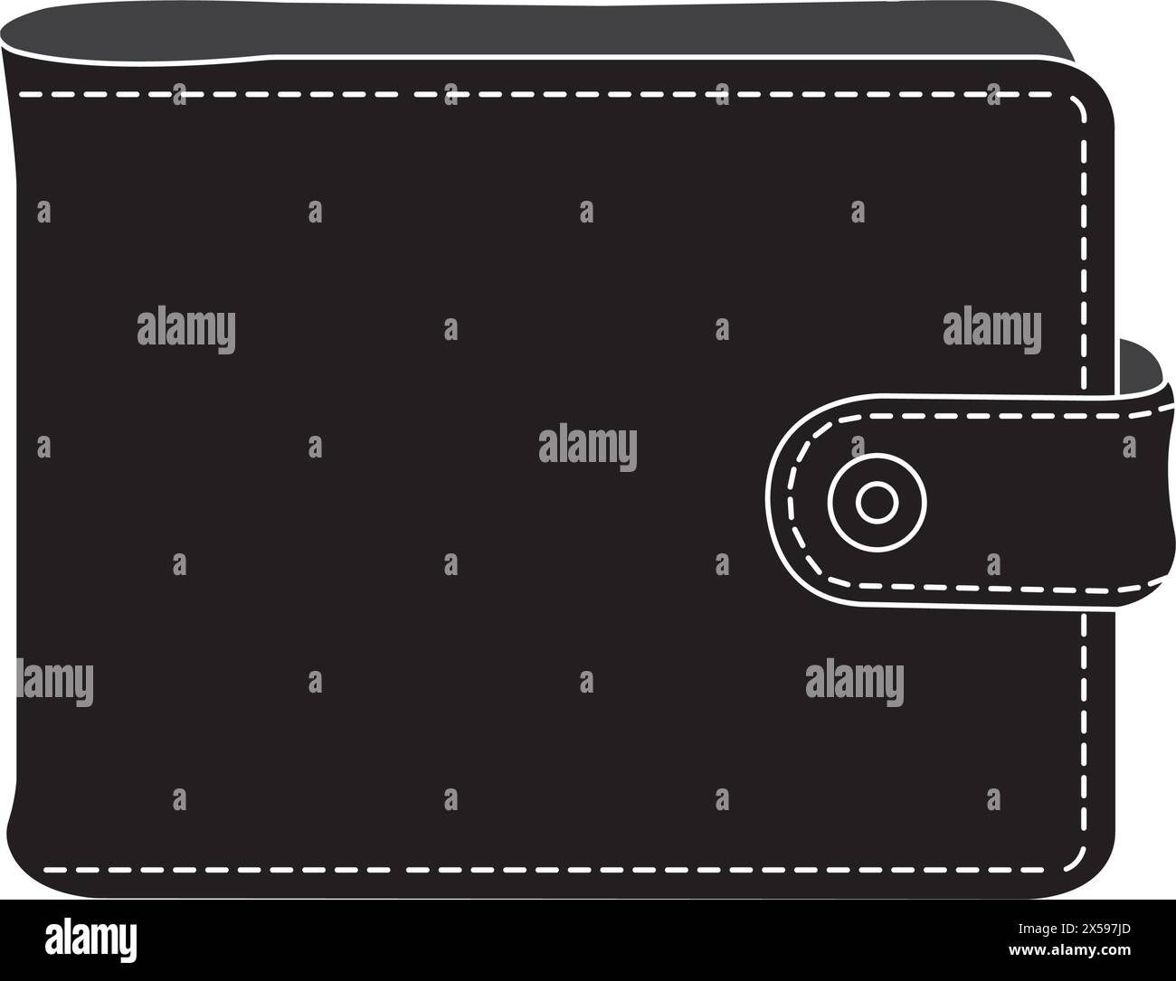 Purse icon vector design Black and White Stock Photos & Images - Alamy