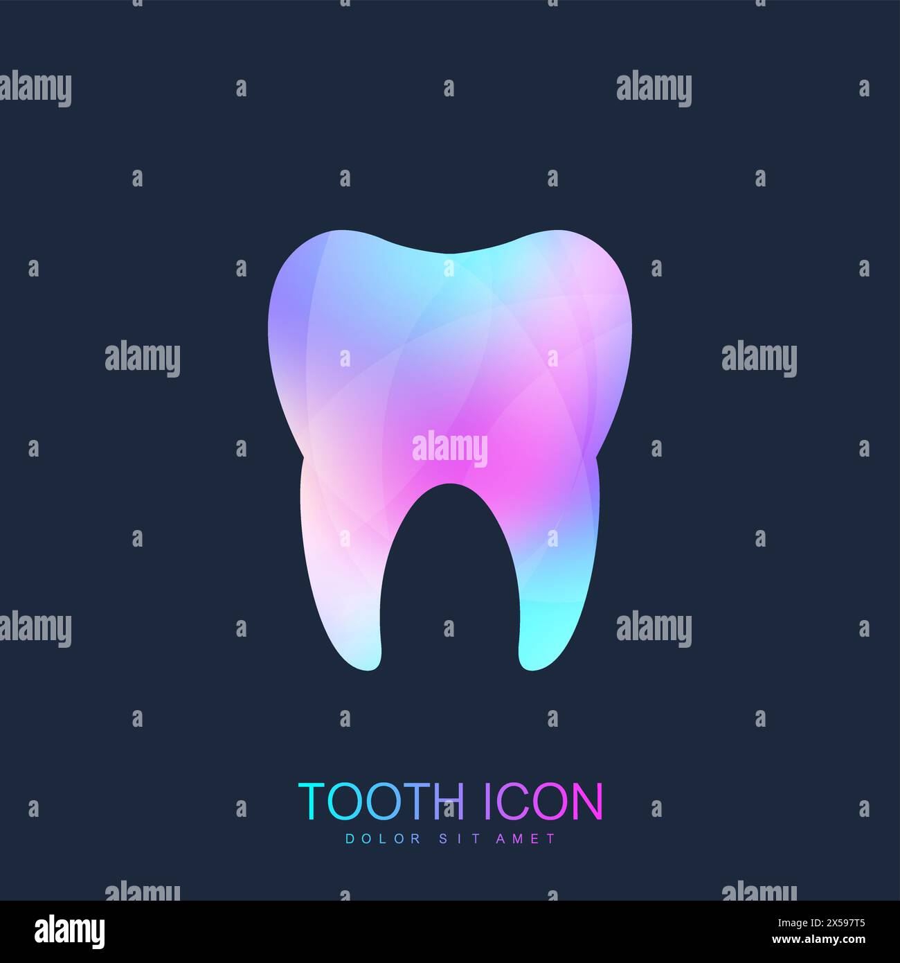 Tooth Vector logo Template. Medical Design Tooth Logo. Dentist Office