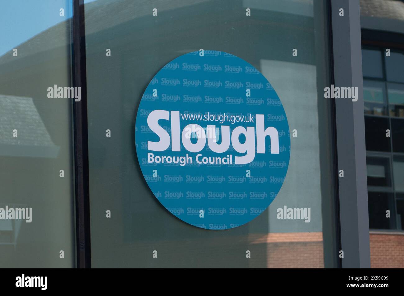 Slough, Berkshire, UK. 7th May 2024. The Slough Borough Council offices