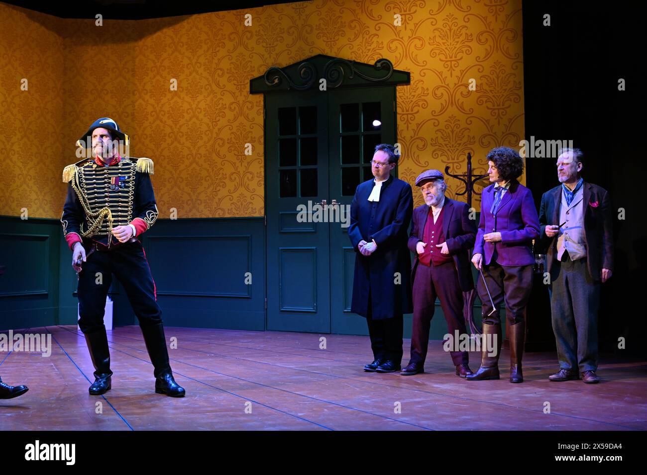 LONDON, ENGLAND, UK - MAY 07 2024: The Government Inspector, Marylebone Theatre, Rudolf Steiner House, London, UK. Credit: See Li/Picture Capital/Alamy Live News Stock Photo