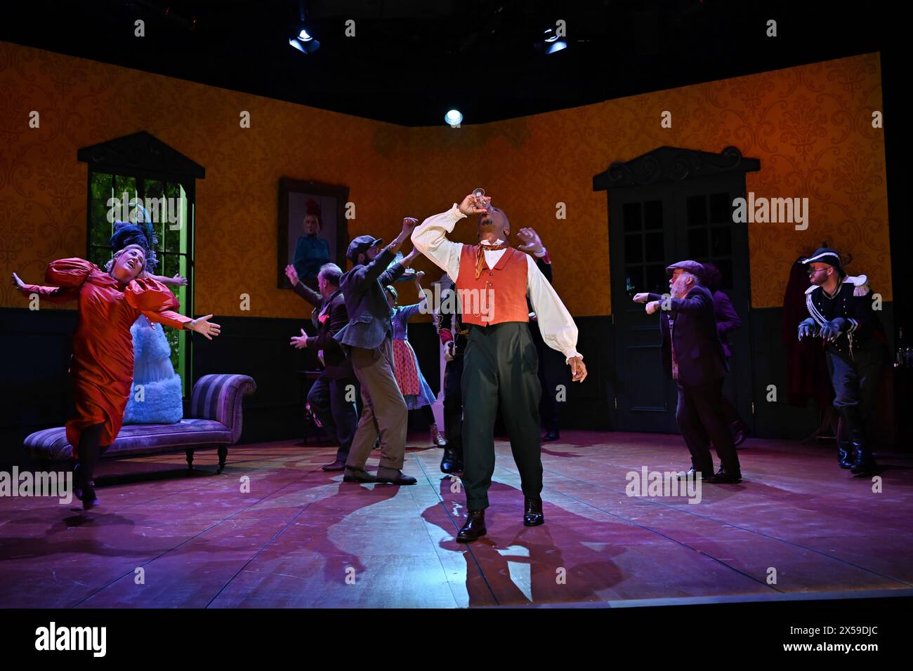 LONDON, ENGLAND, UK - MAY 07 2024: The Government Inspector, Marylebone Theatre, Rudolf Steiner House, London, UK. Credit: See Li/Picture Capital/Alamy Live News Stock Photo