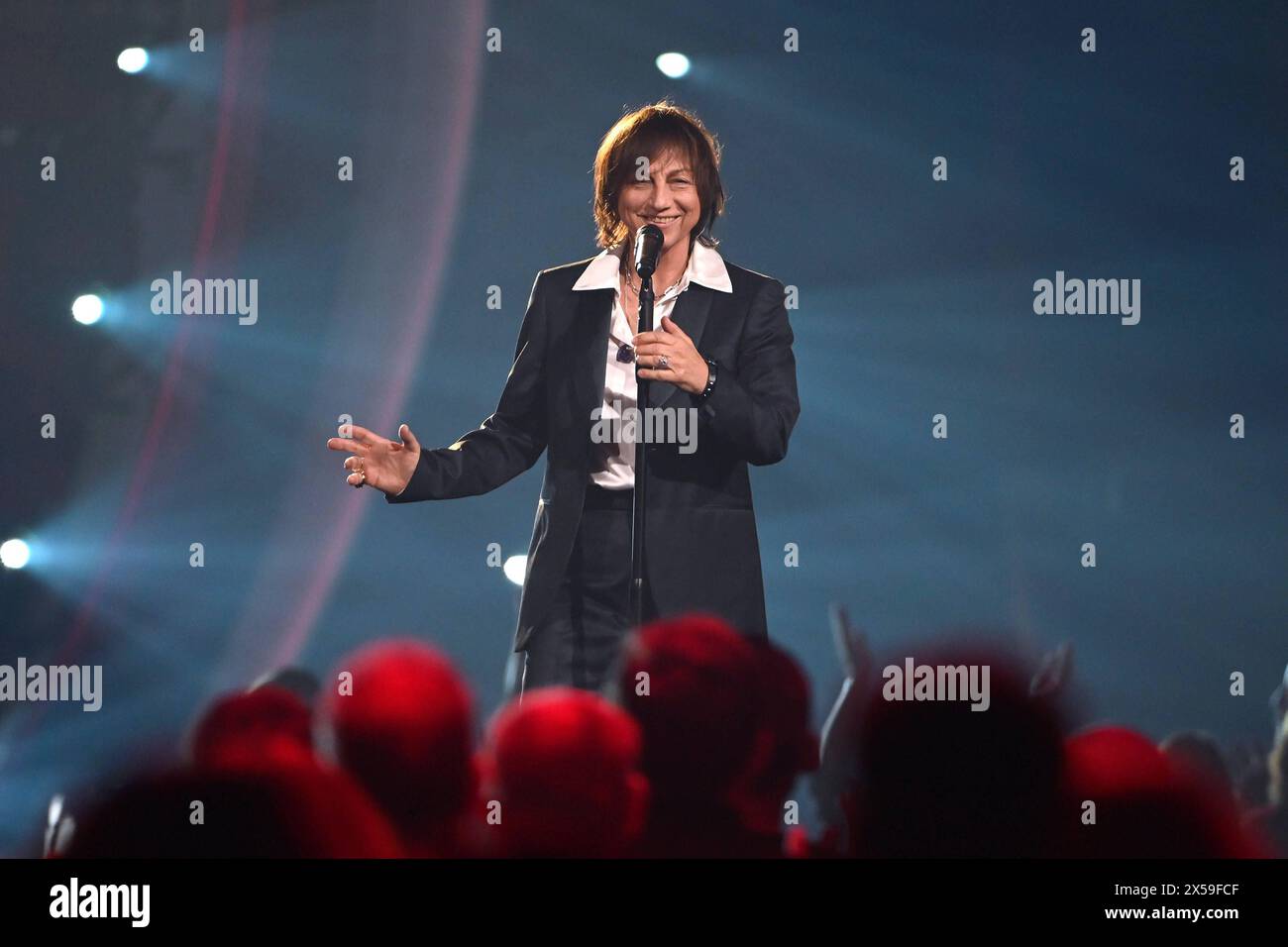 ZDF - Die Giovanni Zarrella Show . Gianna Nannini während der ...