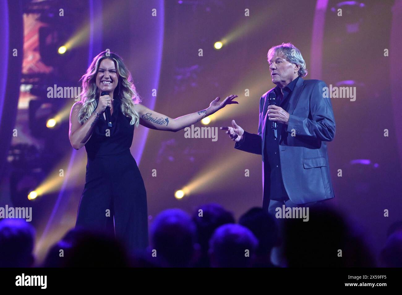 ZDF - Die Giovanni Zarrella Show . Sonia Liebing und Bernhard Brink ...