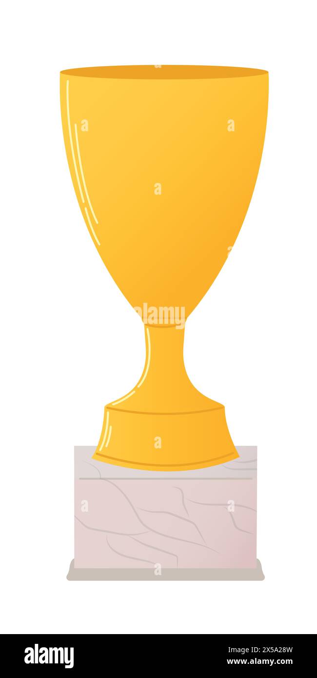 Vector illustration of winners trophy icon isolated on white background ...