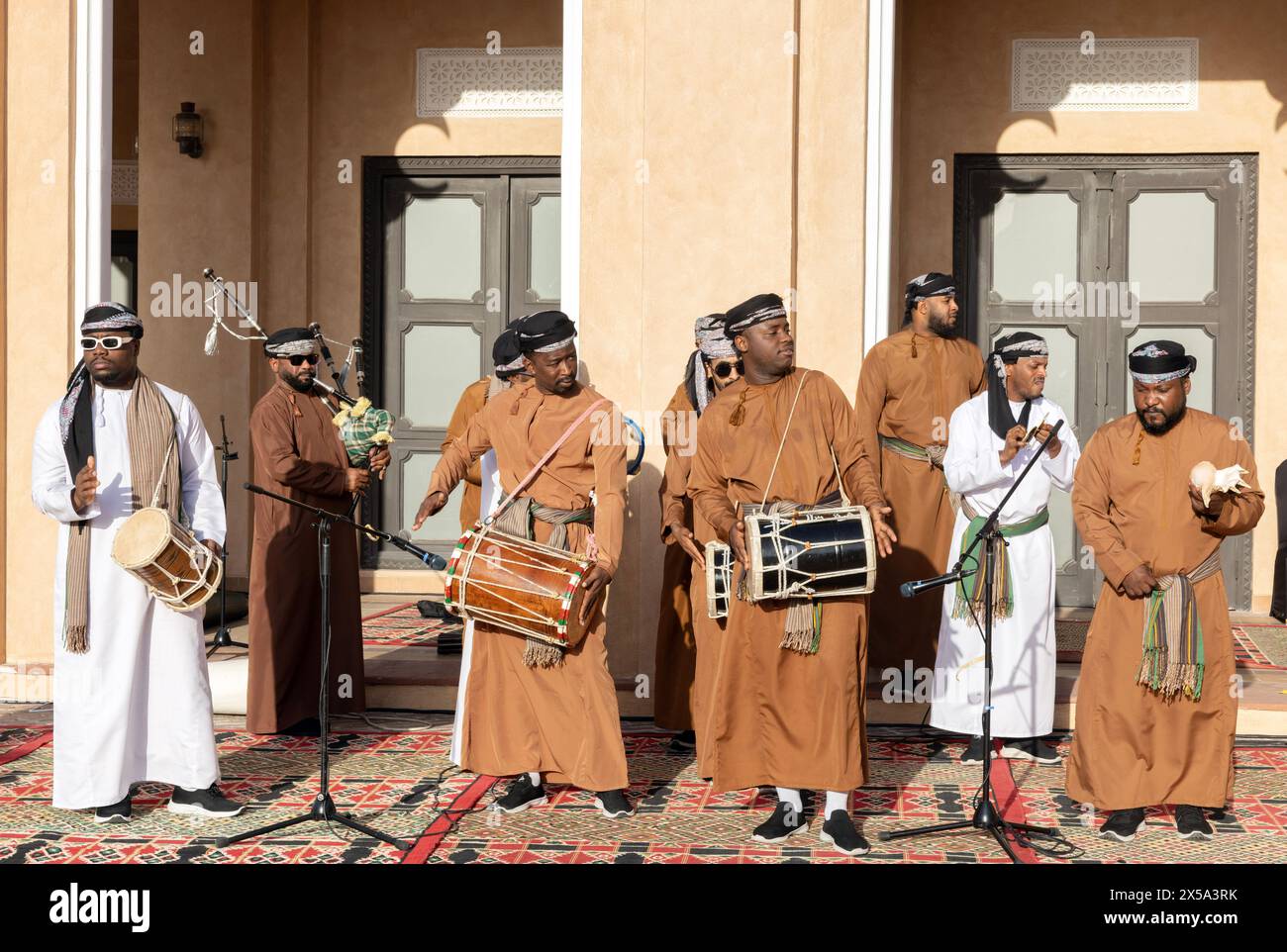 Qatar Traditional Instruments Arab Traditional music group from Oman,Qatar 10-05-2024 Doha Qatar ...