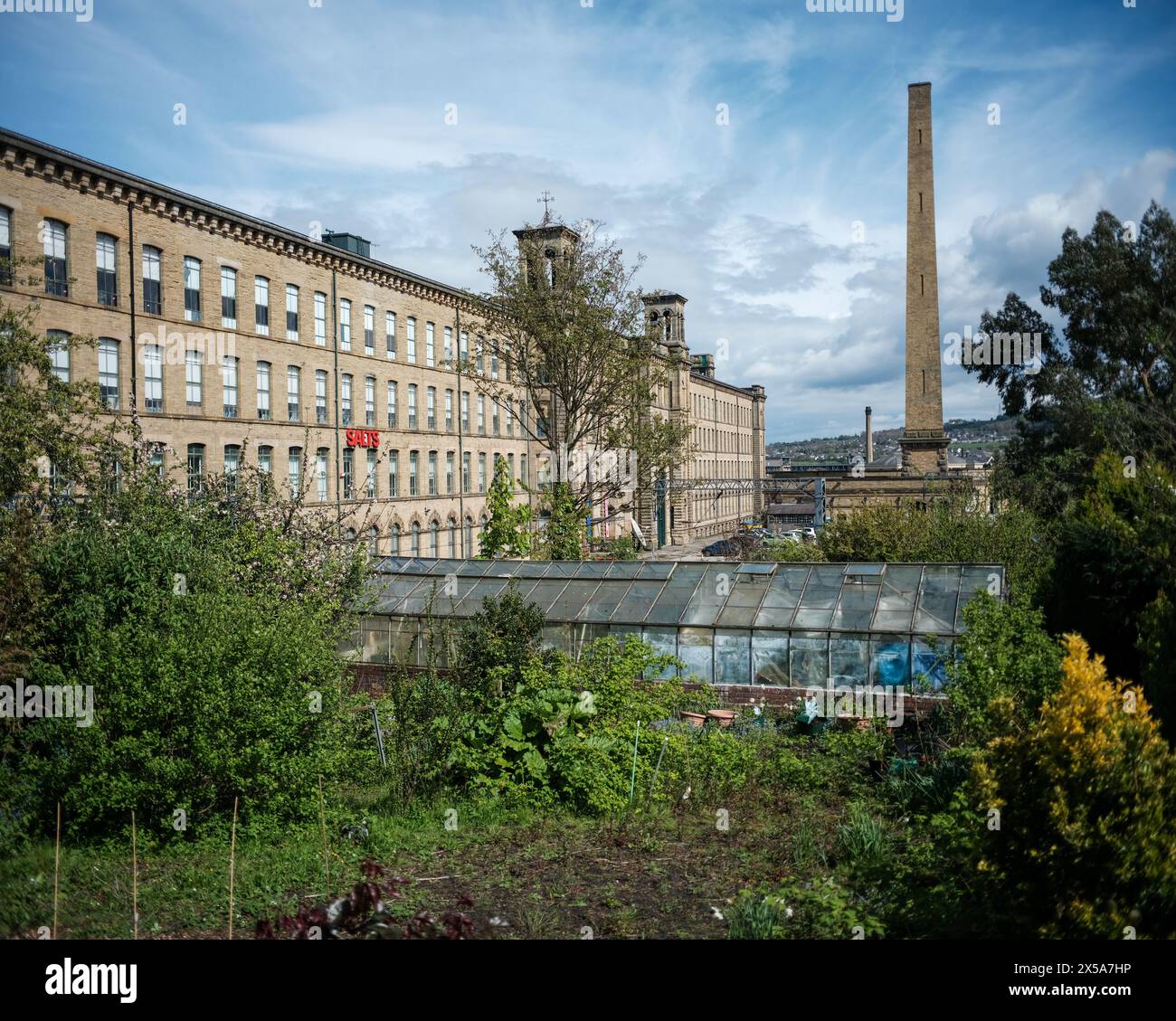 Salts Mill in Saltaire, Bradford Stock Photo