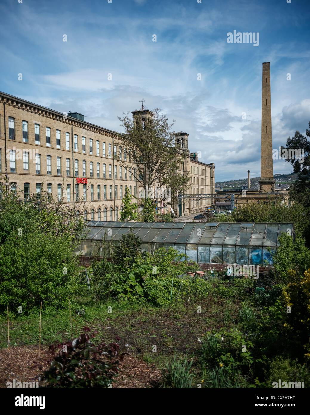 Salts Mill in Saltaire, Bradford Stock Photo