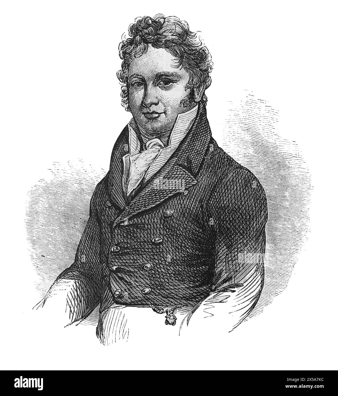 Portrait of Henry Petty-Fitzmaurice the 3rd Marquess of Lansdowne (1780 – 1863); British politician; Secretary of State for the Home Department 1827 - 1828. Illustration from Cassell's History of England, Vol VII. New Edition published Circ 1873-5. Stock Photo
