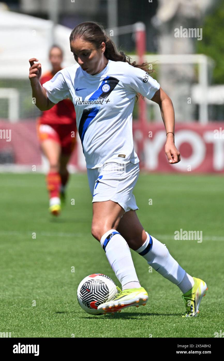 Roma, Italy. 05th May, 2024. Haley Bugeja during the Italian championship Serie A 2023-2024 women football match between Roma and Inter at Three fountains stadium, Italy (Felice De Martino/SPP) Credit: SPP Sport Press Photo. /Alamy Live News Stock Photo