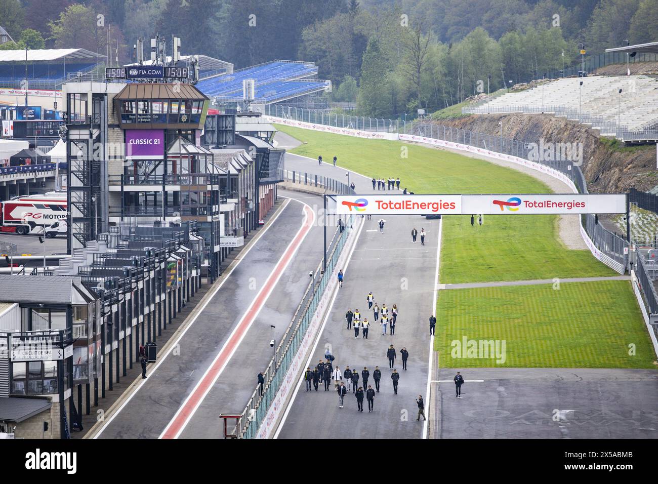 Trackwalk Illustration, trackwalk during the 2024 TotalEnergies 6 Hours of Spa ...