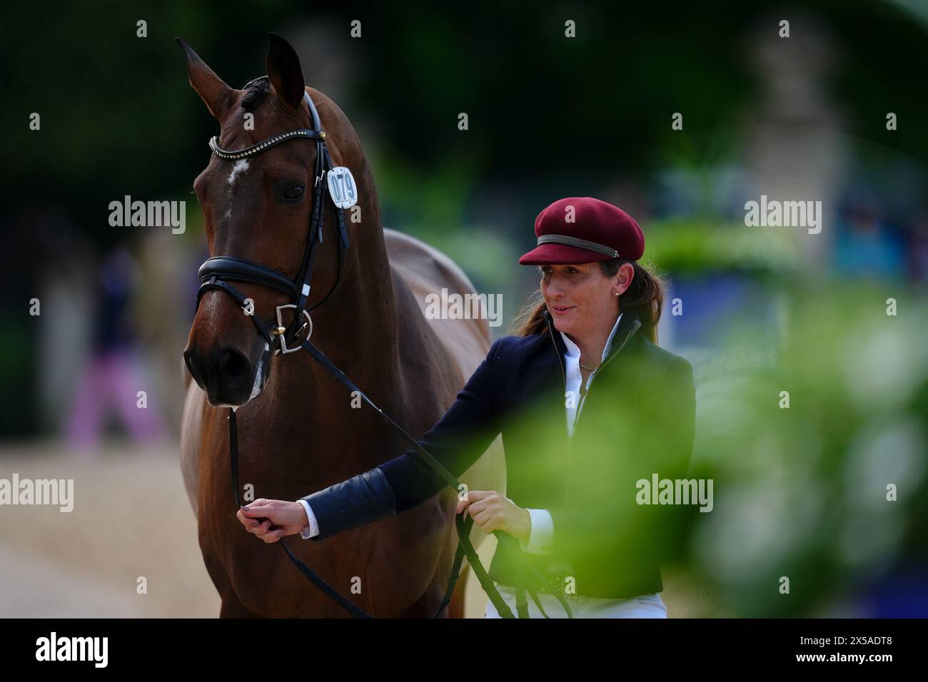 Greenacres Special Cavalier and Caroline Powell during the first horse