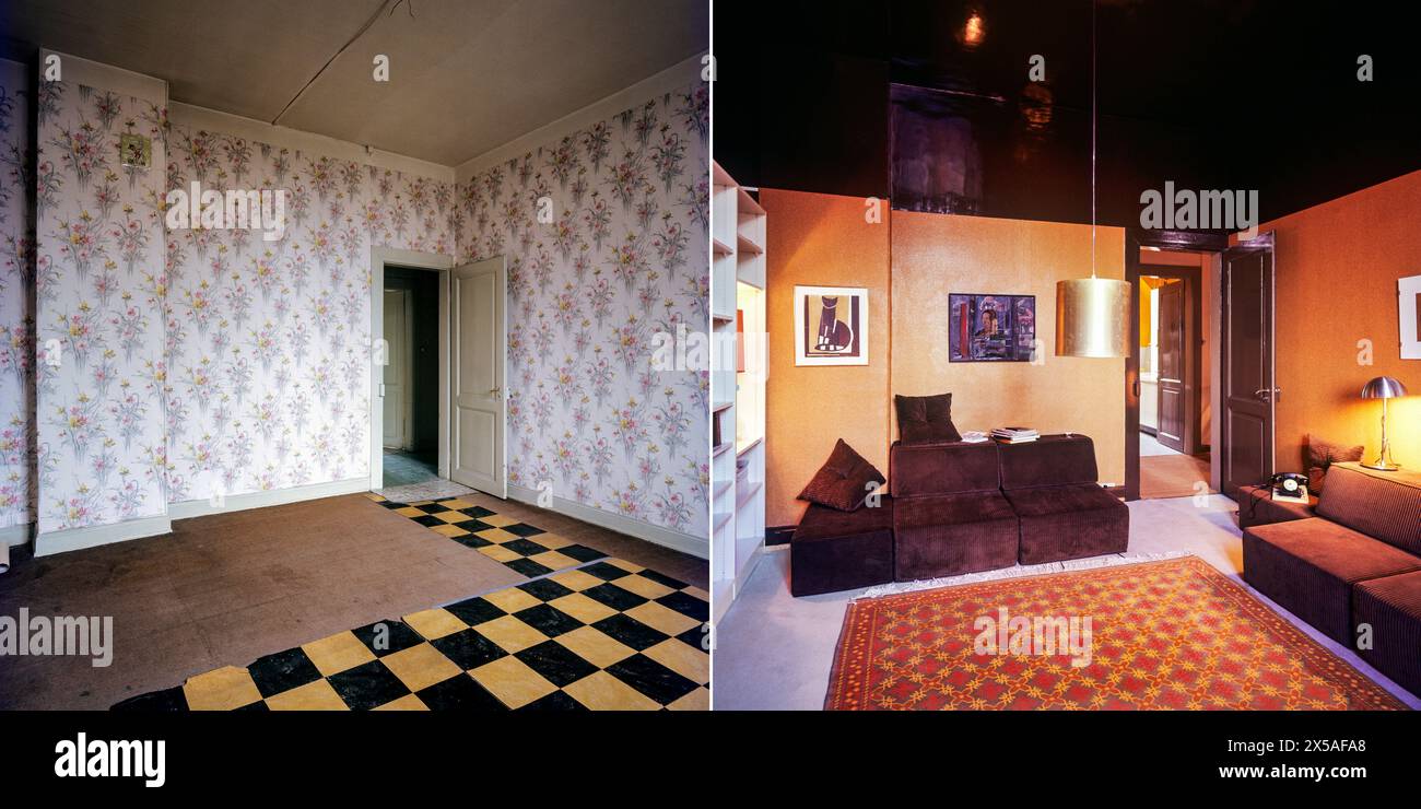 Home Decorating Ideas, Kitchen Designs, Paint Colors - House Beautiful - Vintage Apartment Living Room Furniture