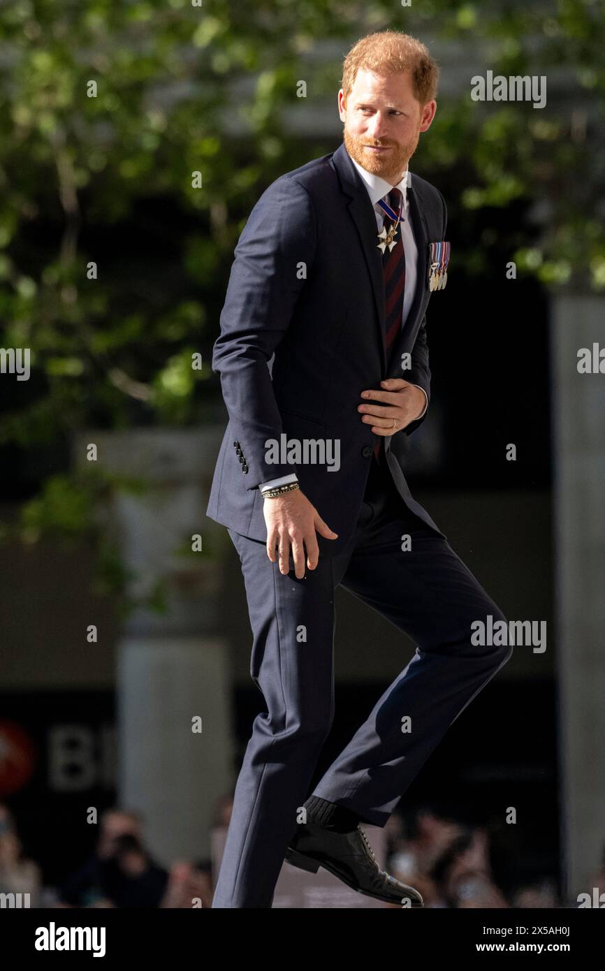 London, UK. 8 May 2024. Prince Harry attends the Invictus Games 10th