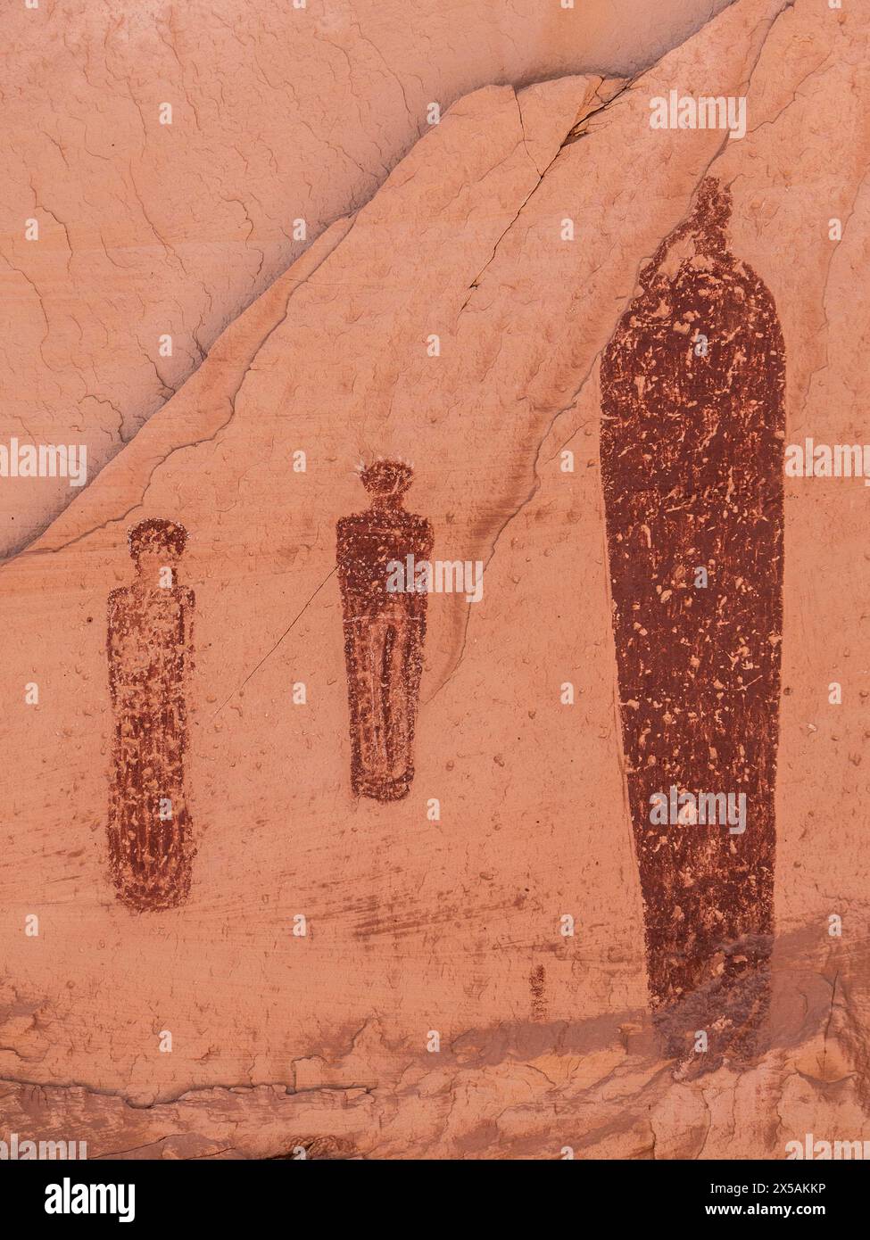 Pictographs, Great Gallery, Horseshoe Canyon Trail, Canyonlands