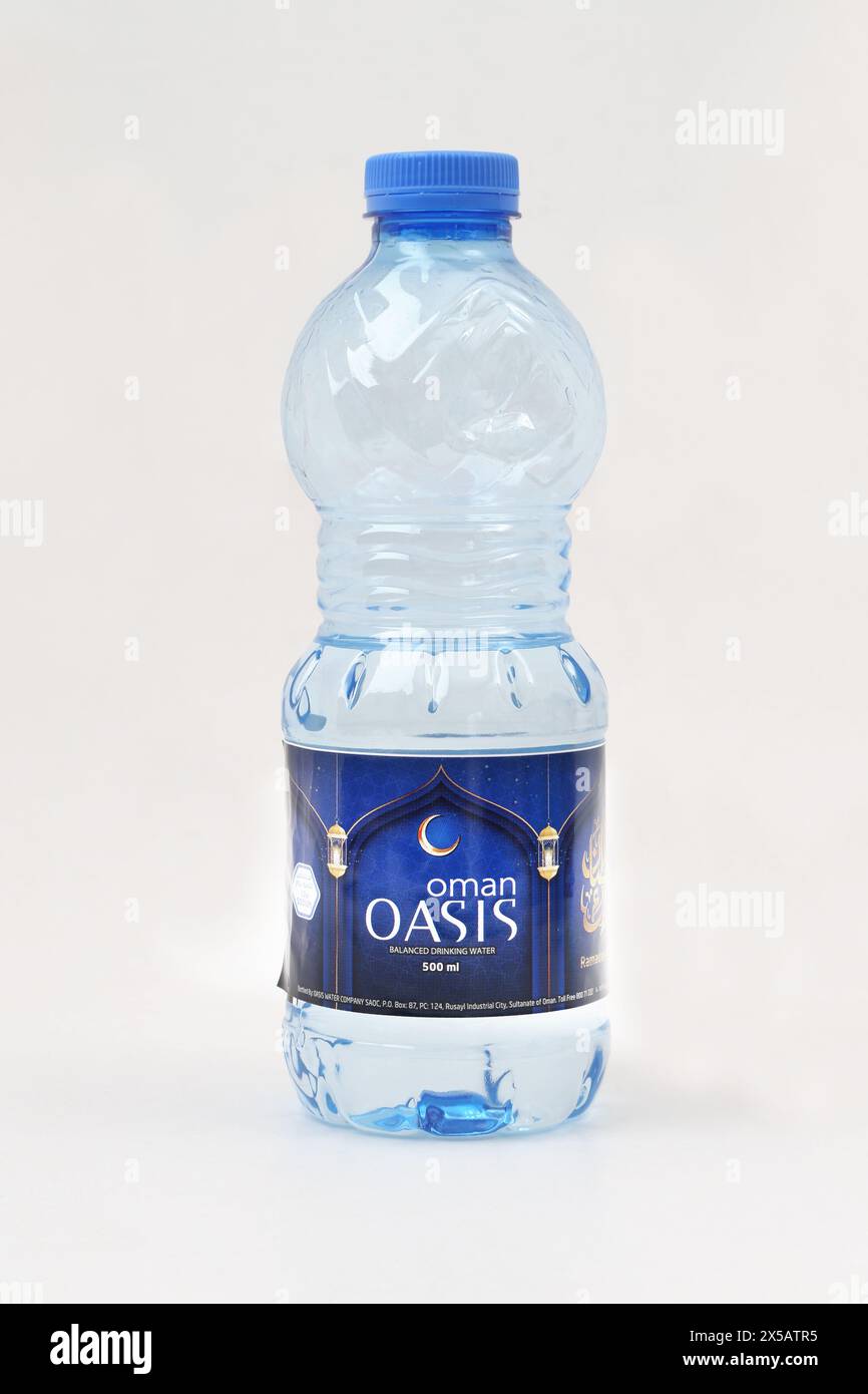 Oman Oasis Low Sodium Pure Bottled Water Stock Photo - Alamy