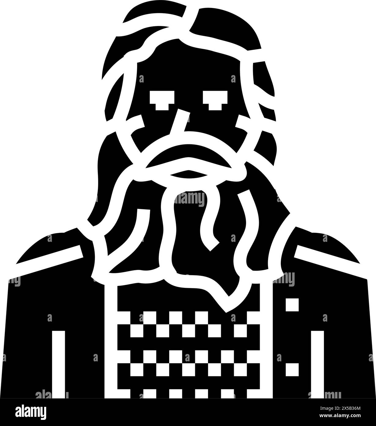 Caregiver black man old Stock Vector Images - Alamy