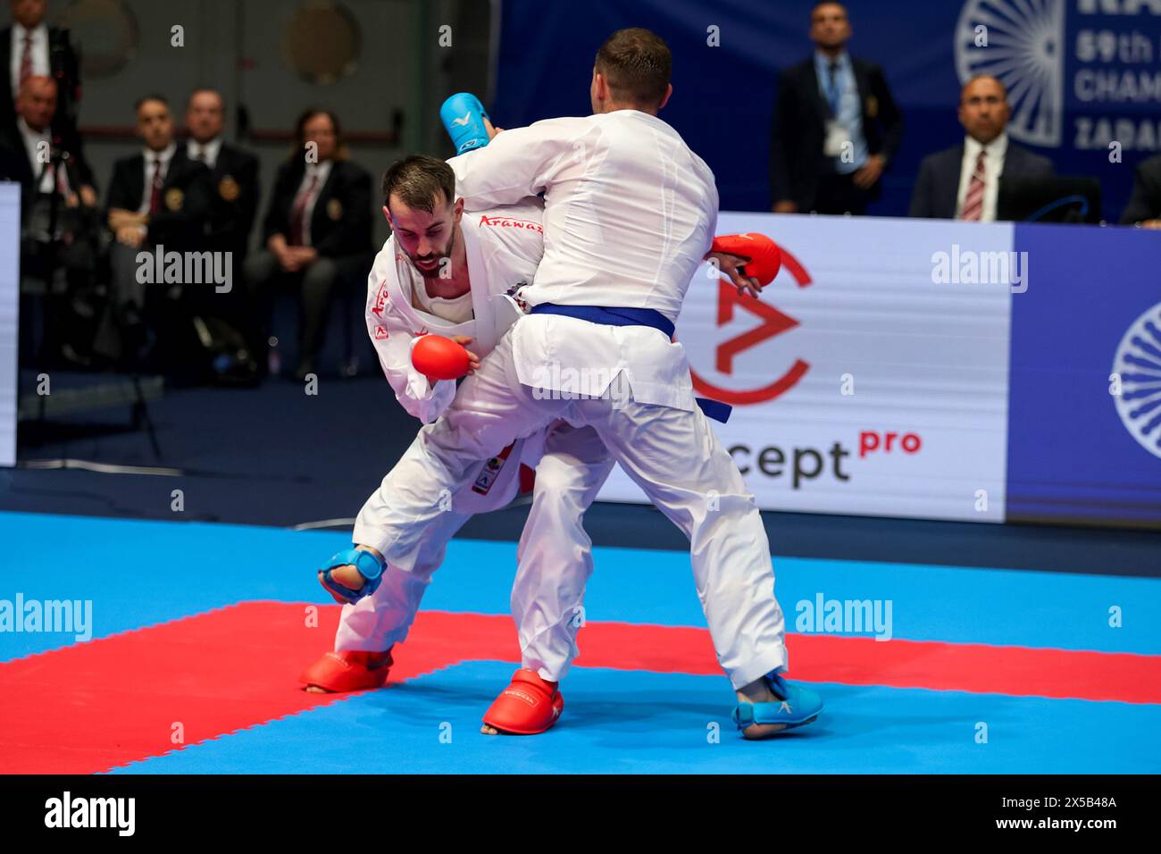 Zadar Croatia 08th May 2024 Ivan Martinac red Of Croatia And zadar-croatia-08th-may-2024-ivan-martinac-red-of-croatia-and