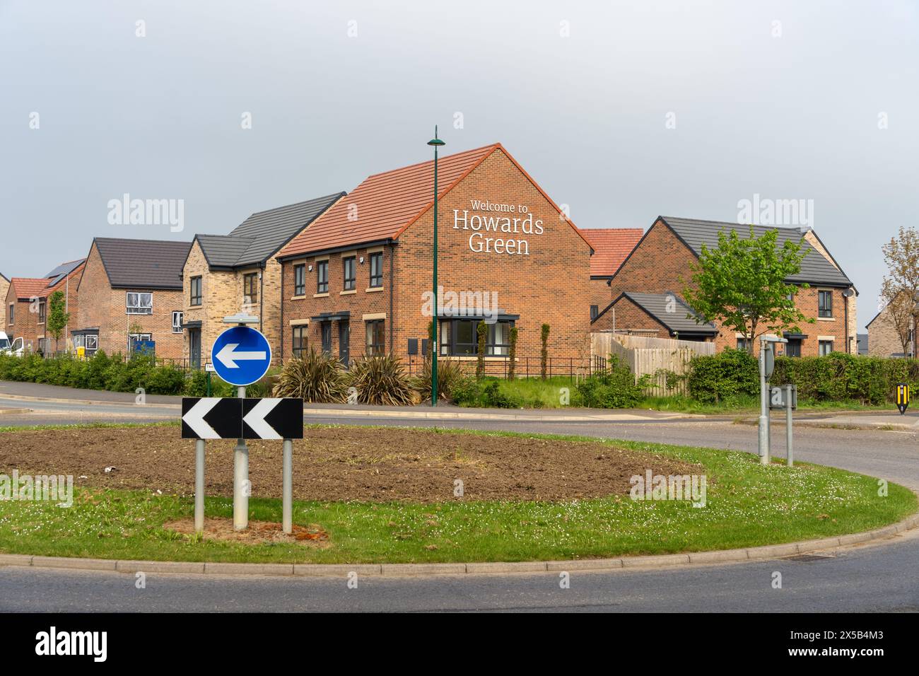 Howards Green new build housing development in the town of Darlington ...