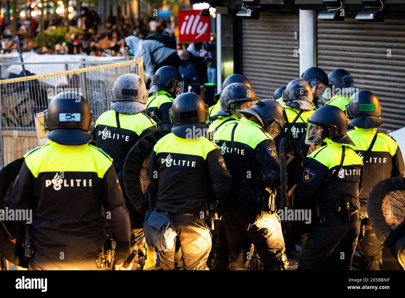 AMSTERDAM - Police Officers Are Preparing To Carry Out Charges. In The ...