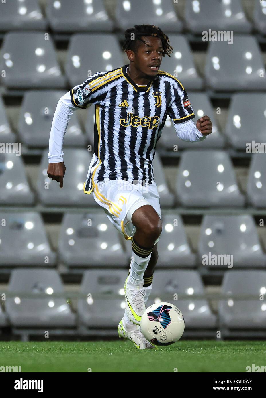 Torino, Italy. 7th May, 2024. Samuel Mbangula Tshifunda of Juventus during the Serie C Play Off Round 1 match at Stadio Giuseppe Moccagatta - Alessandria, Torino. Picture credit should read: Jonathan Moscrop/Sportimage Credit: Sportimage Ltd/Alamy Live News Stock Photo