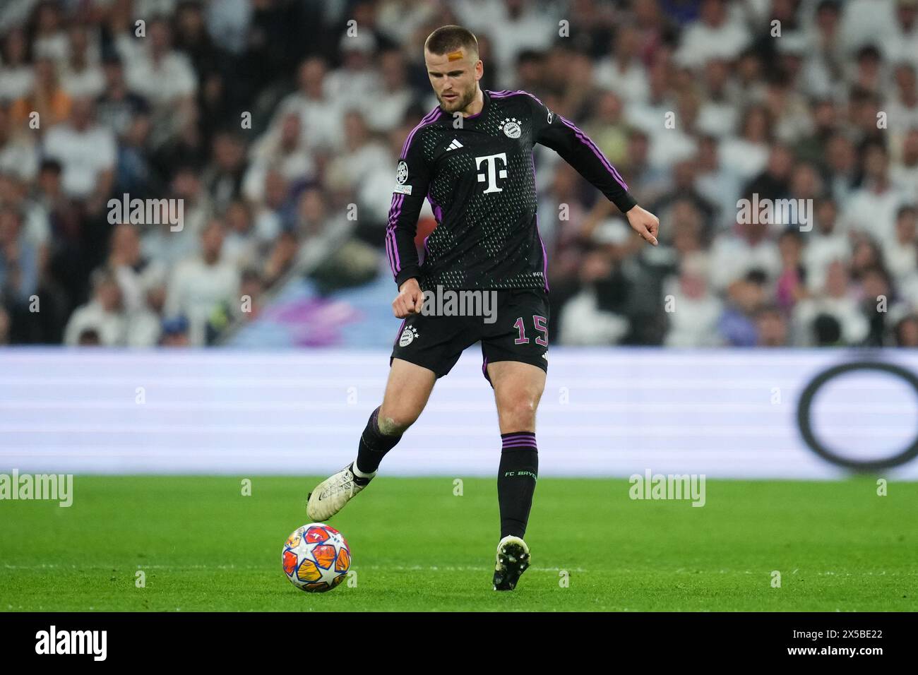 Madrid, Spain. 08th May, 2024. Eric Dier of Bayern Munchen during the UEFA Champions League match, Semi-finals, 2nd leg, between Real Madrid and FC Bayern Munchen played at Santiago Bernabeu Stadium on May 8, 2024 in Madrid Spain. (Photo by Sergio Ruiz/PRESSINPHOTO) Credit: PRESSINPHOTO SPORTS AGENCY/Alamy Live News Stock Photo